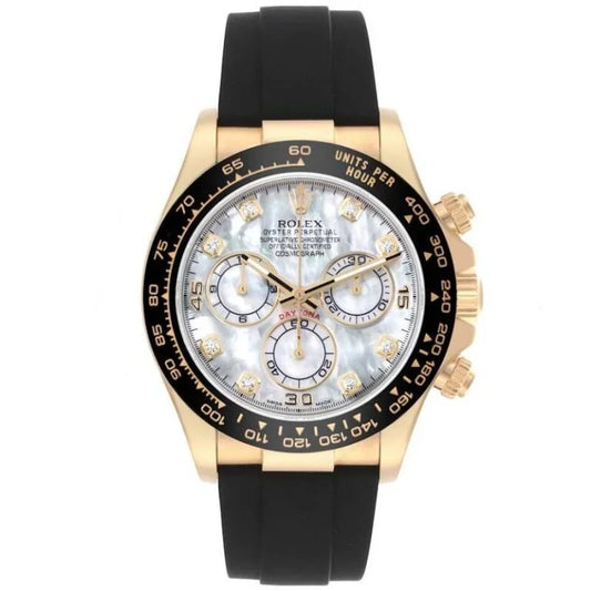 ROLEX COSMOGRAPH DAYTONA (YELLOW) FIBE BELT WATCH