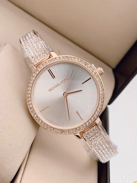 Michael_kors Charley Rose Gold White Dial