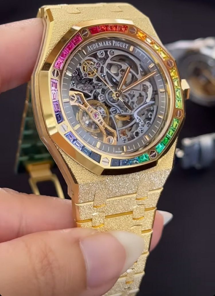 Audemars_Piguet Royal Oak Frosted Diamond Skeleton Automatic