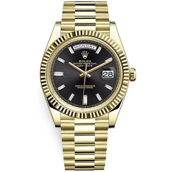 ROLEX DAY DATE 40 (BLACK/GOLD) PREMIUM WATCH