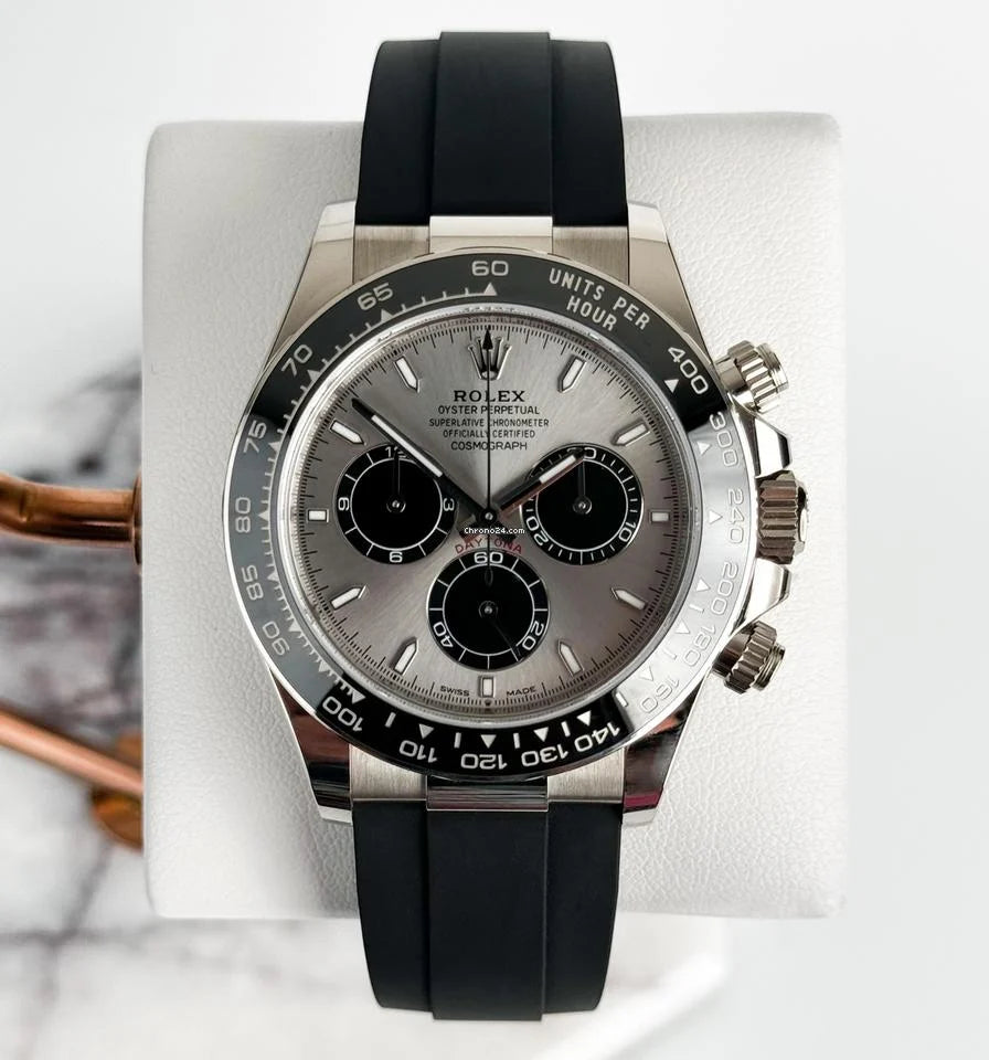 ROLEX COSMOGRAPH DAYTONA OYSTER 40 MM WHITE COPPER GOLD WATCH