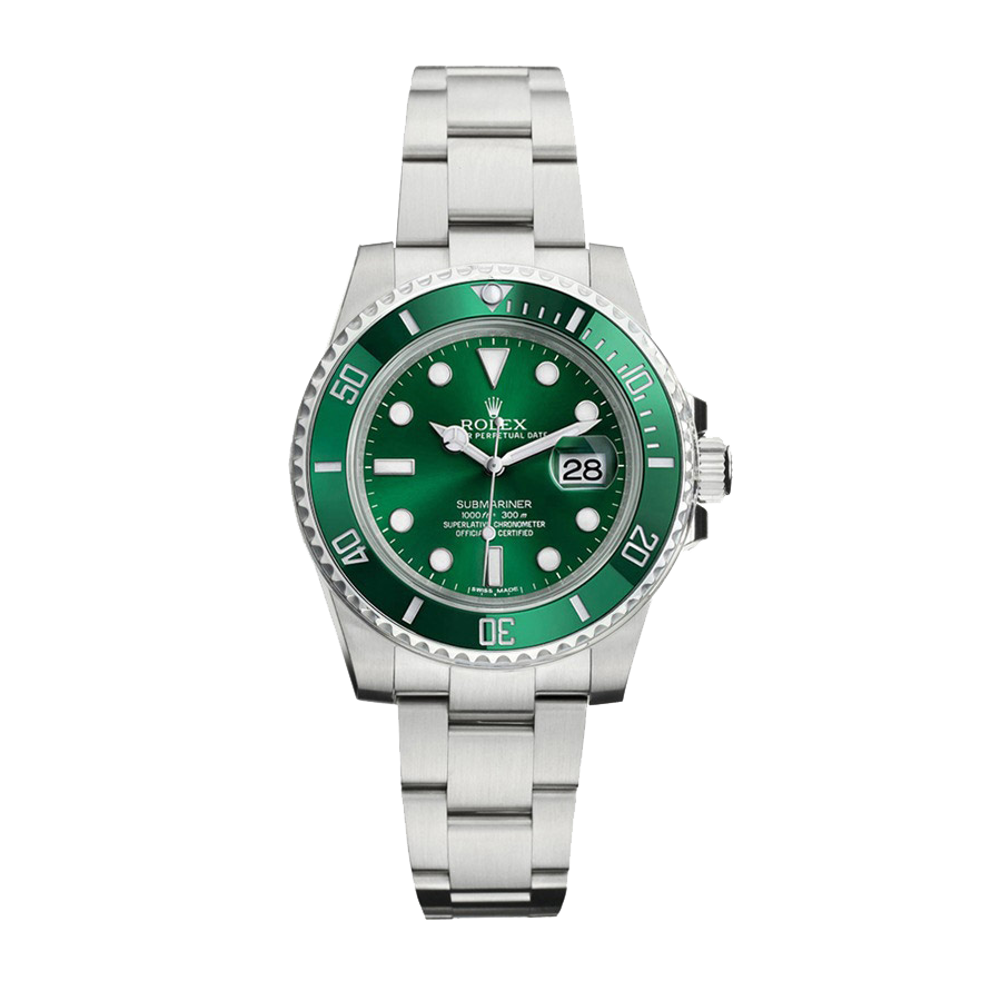 ROLEX SUBMARINE GREEN BAZELL 3 LIMITED EDITION WATCH