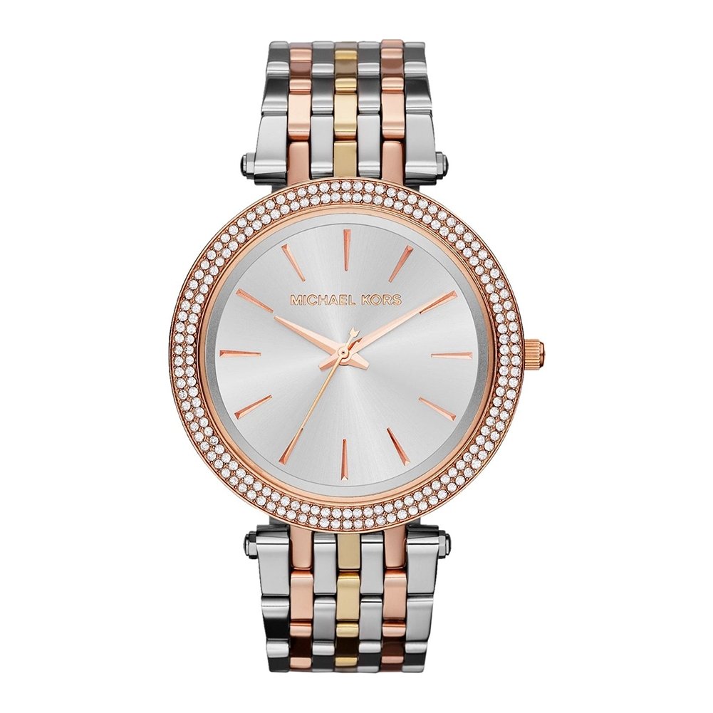 Michael Kor_s Darcy Mk3192 Two Tune Rose Gold Dial Ladies Watch