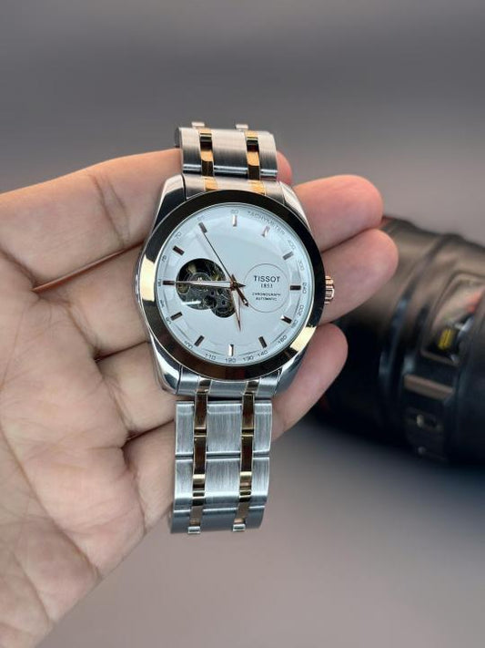 Tisso_t 1853 Tachymeter Automatic Skeleton T Tone Copper - J896