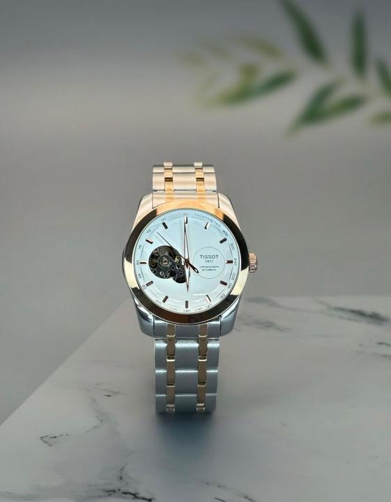 Tisso_t 1853 Tachymeter Automatic Skeleton T Tone Copper - J896