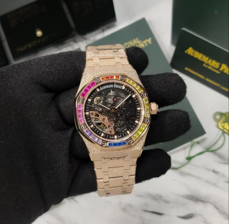 Audemars_Piguet Royal Oak Frosted Diamond Skeleton Automatic