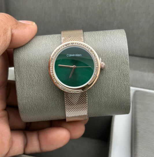 Calvin_Klein_Rosegold_CK_D3 Green_Dial