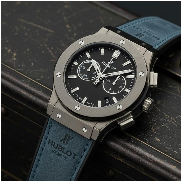 Hublo_t Big Bang Chrono Blue Black - J1817