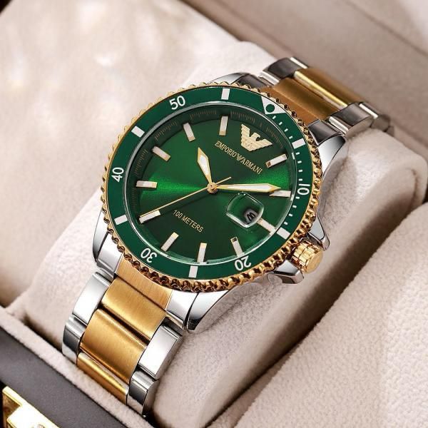 Emporio Arman_i Divers Gold Green W142