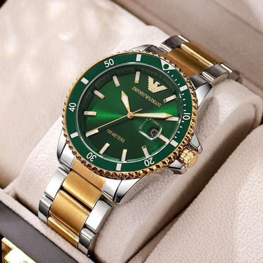 Emporio Arman_i Divers Gold Green W142
