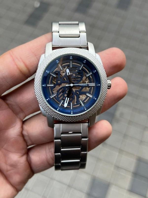 Fossi l Automatic Silver Blue