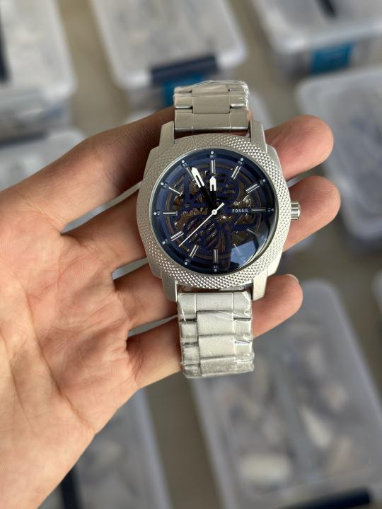 Fossi l Automatic Silver Blue