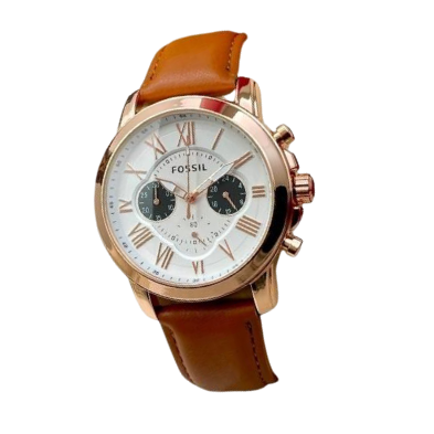 Fossil Grand Leather Belt Black Watch Copy