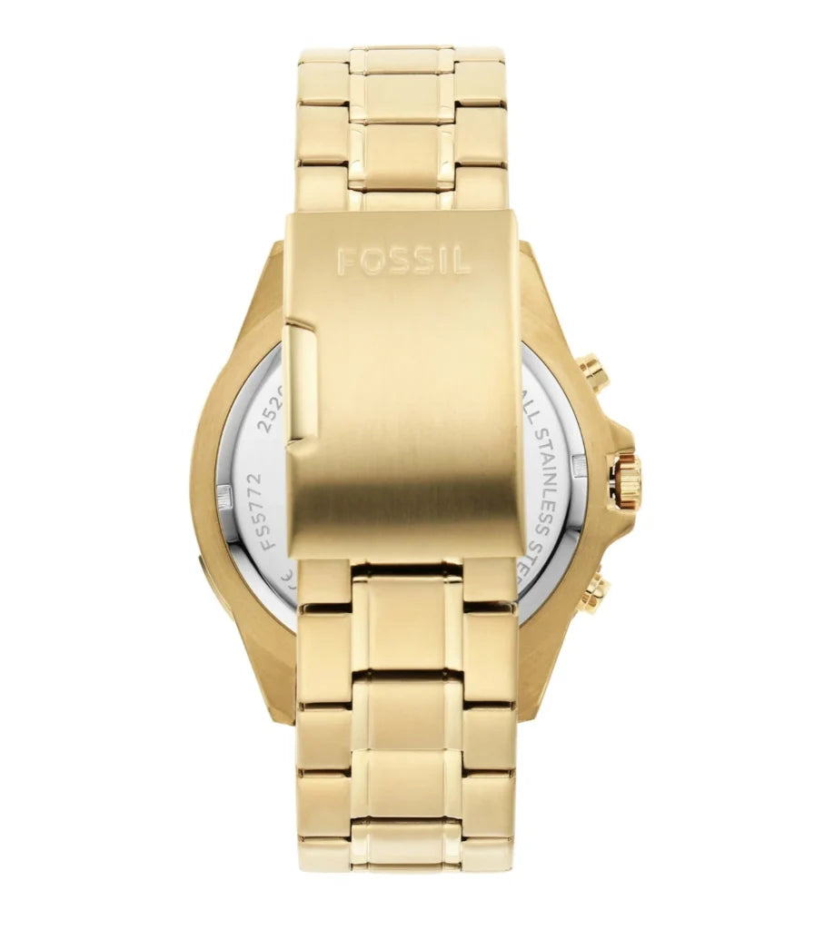Fossil Men's Gold-Tone Chronograph Stainless Steel