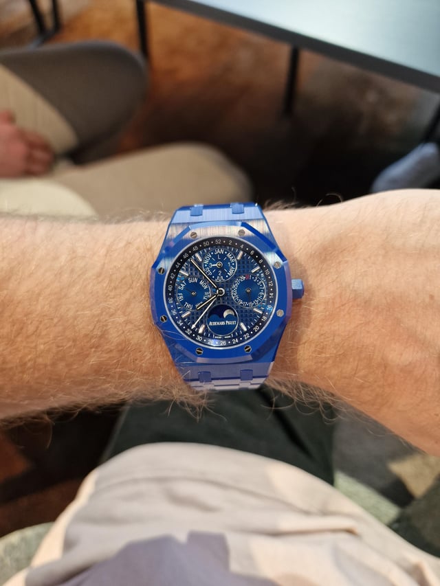 Audemars Piguet AP Royal Oak Dark blue Chronograph Metal