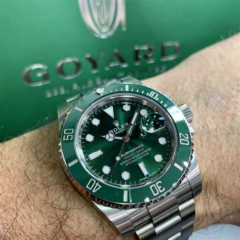 ROLEX SUBMARINE GREEN BAZELL 3 LIMITED EDITION WATCH