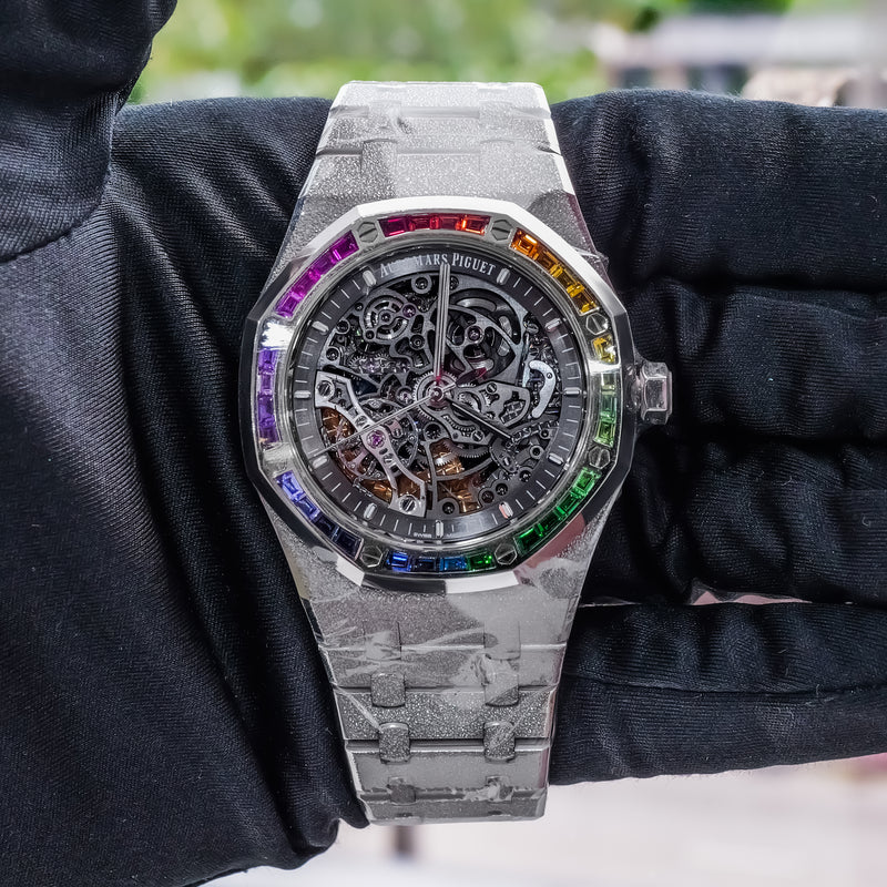 Audemars_Piguet Royal Oak Frosted Diamond Skeleton Automatic