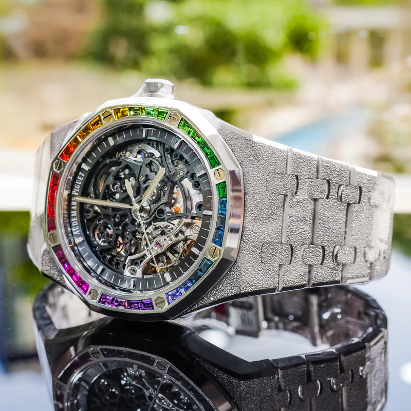 Audemars_Piguet Royal Oak Frosted Diamond Skeleton Automatic