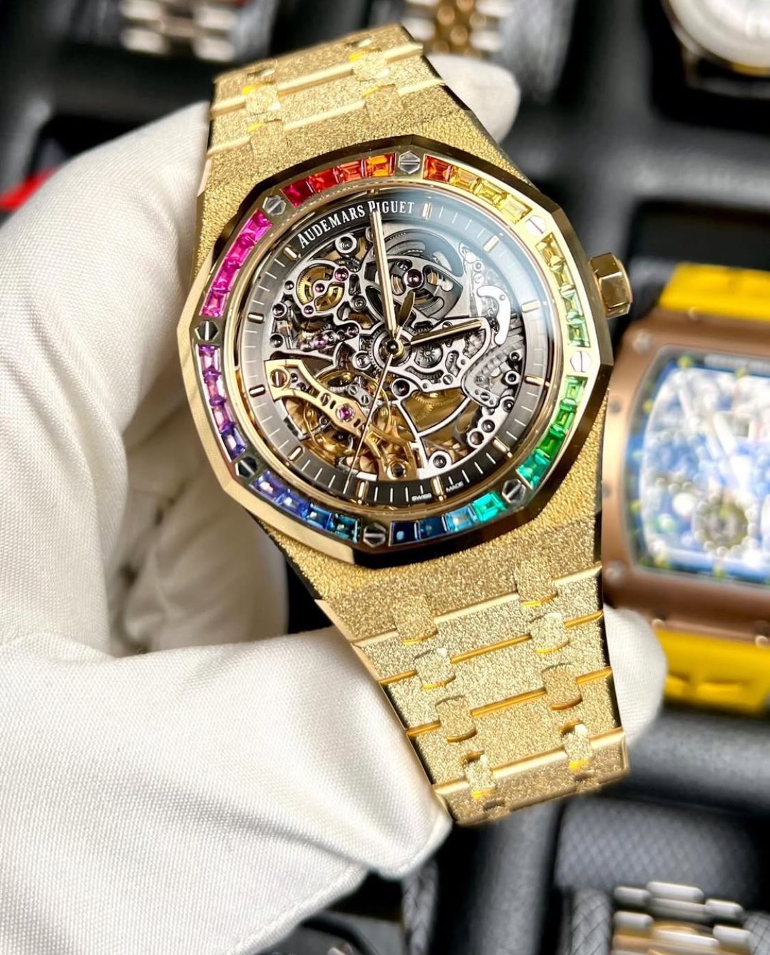 Audemars_Piguet Royal Oak Frosted Diamond Skeleton Automatic