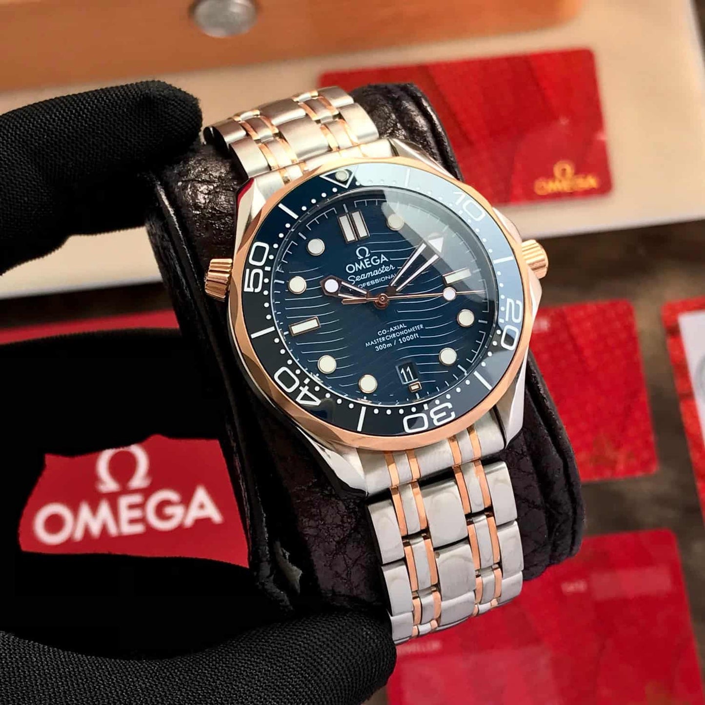 Omeg_a seamaster diver 300M automatic Copper-Black
