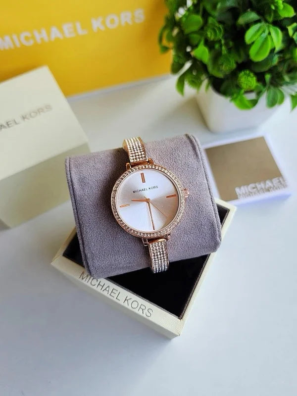 Michael_kors Charley Rose Gold White Dial