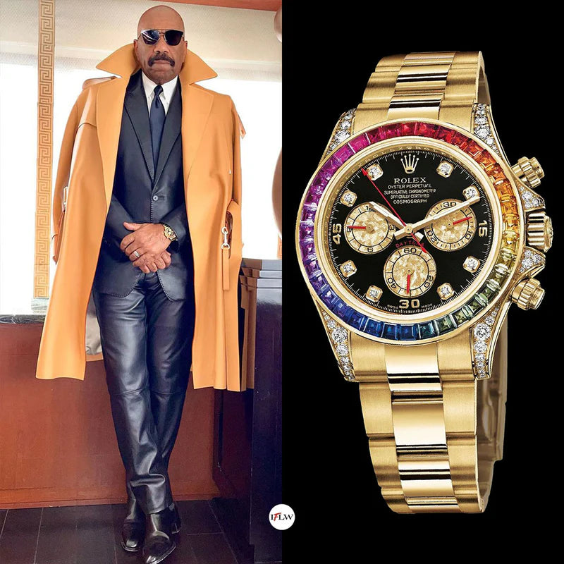 rolex rainbow daytona gold