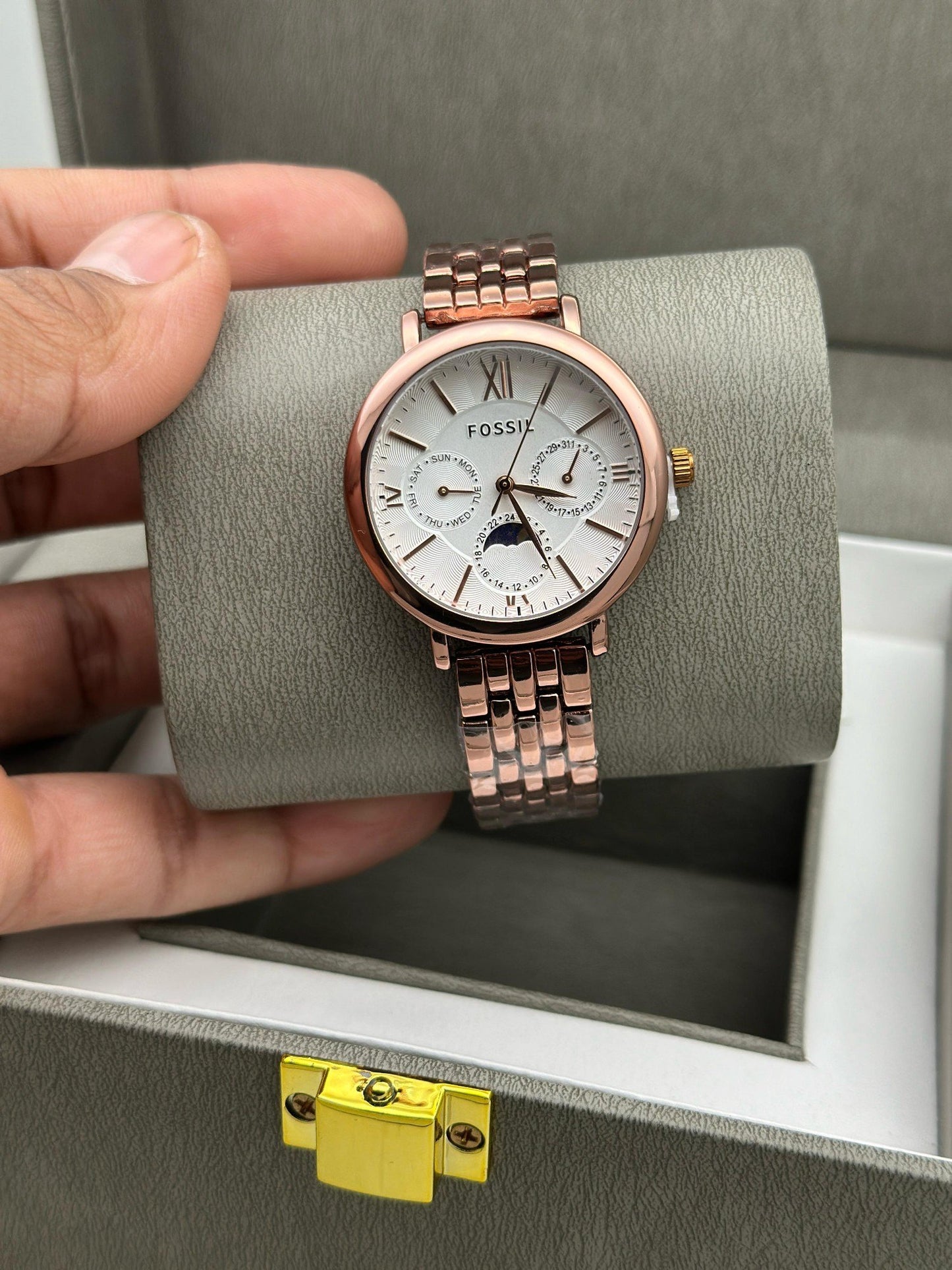 Fossil_Carlie_Chronograph_Rosegold_White-Dial