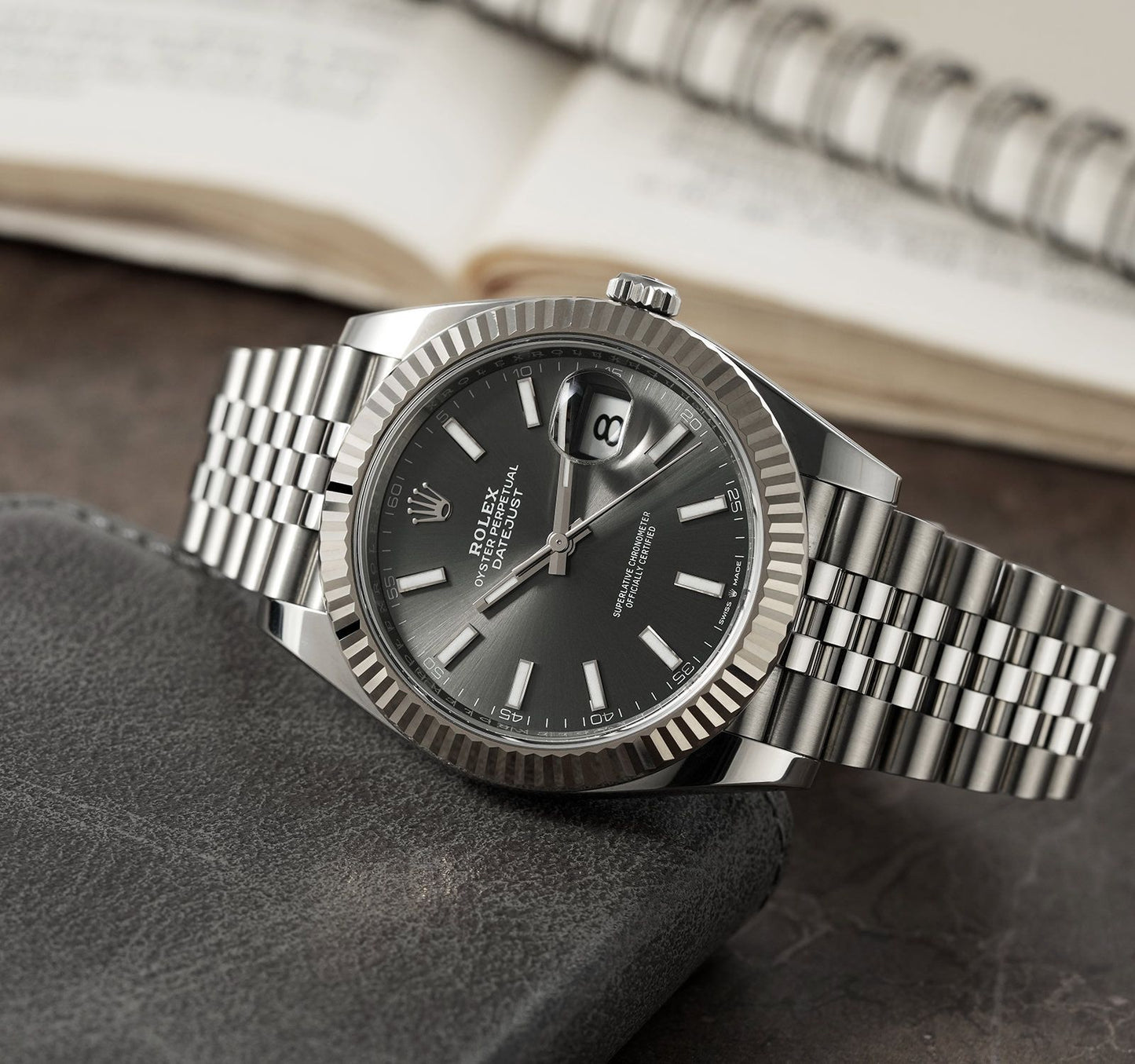 ROLEEX OYSTER DATE JUST BLACK PREMIUM QUALITY WRIST WATCH